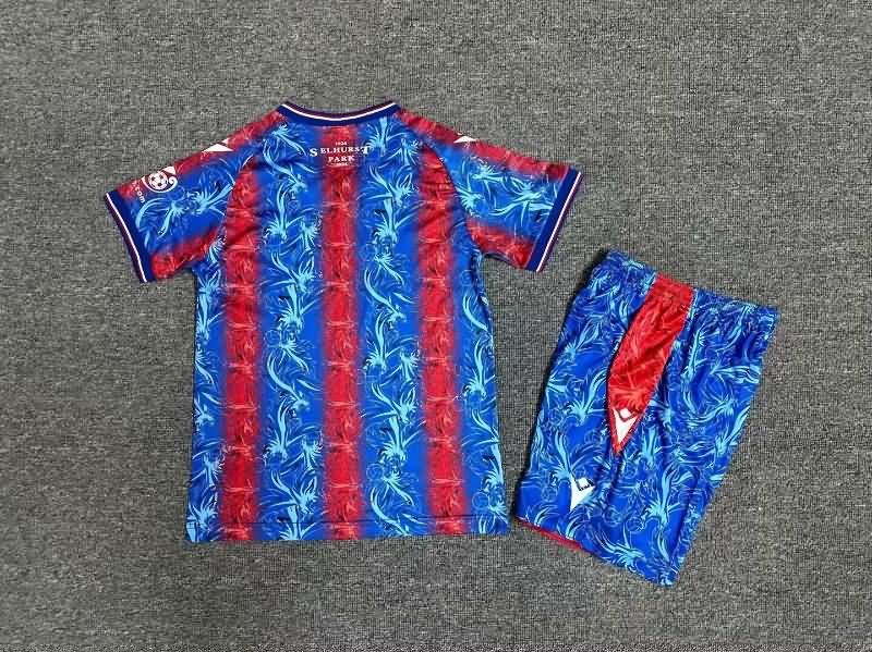 Kids Crystal Palace Soccer Jersey Home Replica 24/25