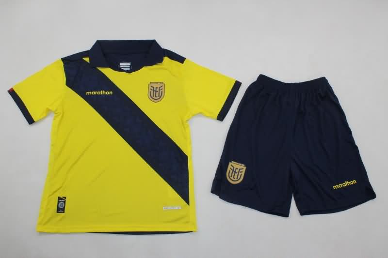 Kids Ecuador Soccer Jersey Copa America Home Replica 2024