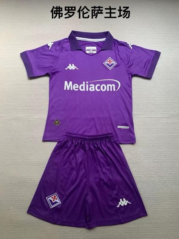 Kids Fiorentina Soccer Jersey Home Replica 24/25