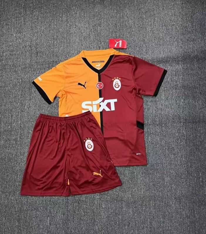 Kids Galatasaray Soccer Jersey Home Replica 24/25