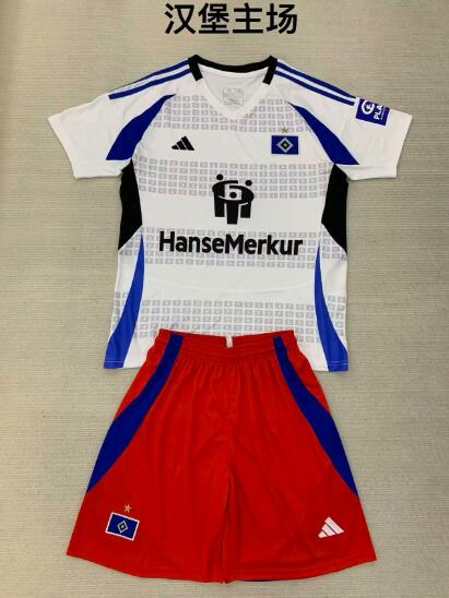 Kids Hamburg Soccer Jersey Home Replica 24/25