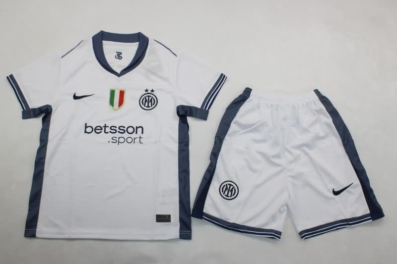 Kids Inter Milan Soccer Jersey Away Replica 24/25