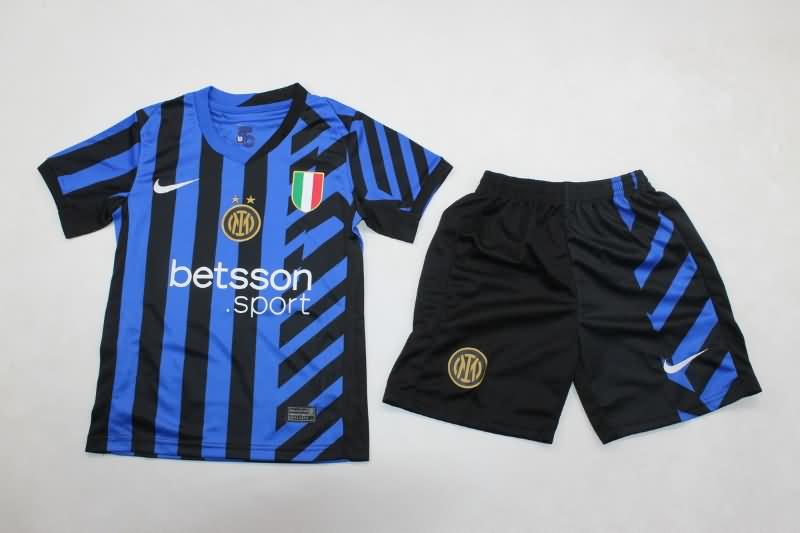 Kids Inter Milan Soccer Jersey Home Replica 24/25