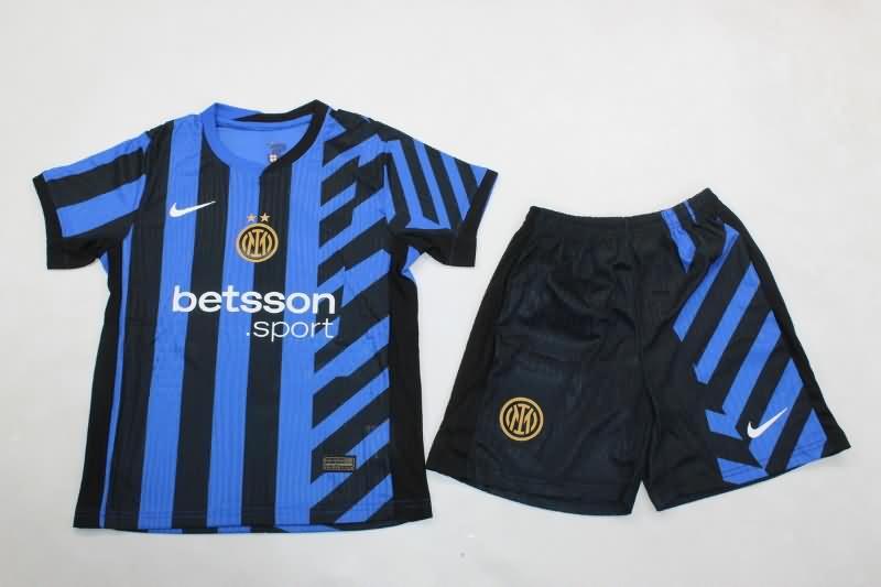 Kids Inter Milan Soccer Jersey Home (Player) 24/25