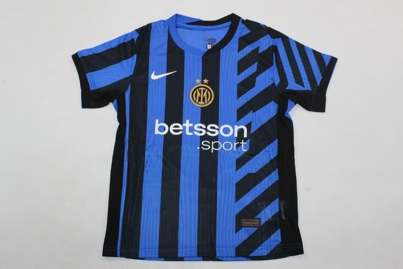 Kids Inter Milan Soccer Jersey Home (Player) 24/25