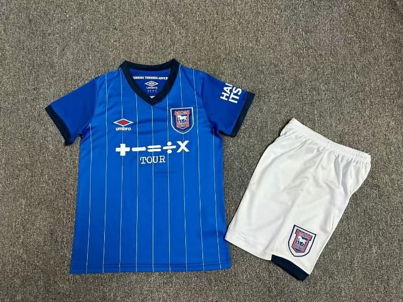 Kids Ipswich Town Soccer Jersey Home Replica 24/25