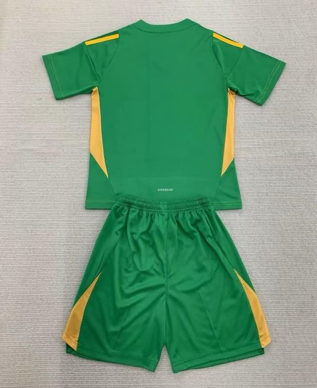 Kids Italy Soccer Jersey Goalkeeper Green Replica 2024