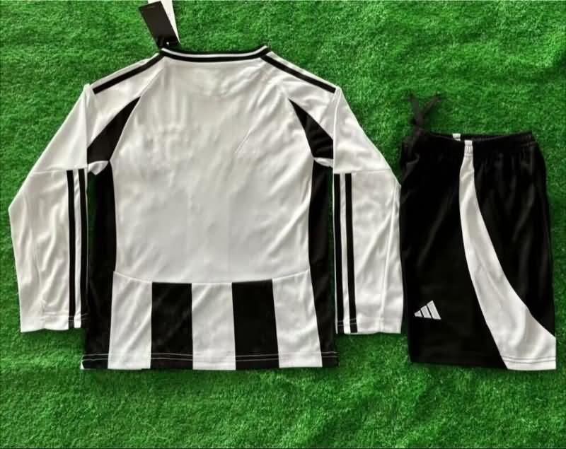 Kids Juventus Soccer Jersey Home Long Sleeve Replica 24/25