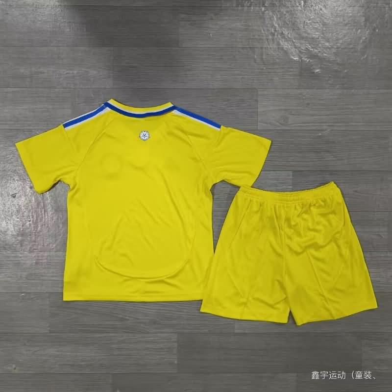 Kids Leeds United Soccer Jersey Away Replica 24/25