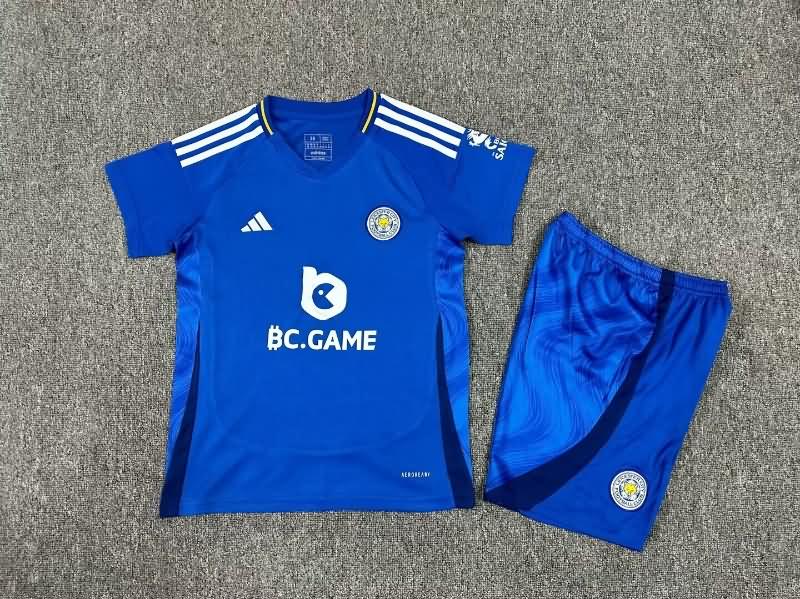 Kids Leicester City Soccer Jersey Home Replica 24/25