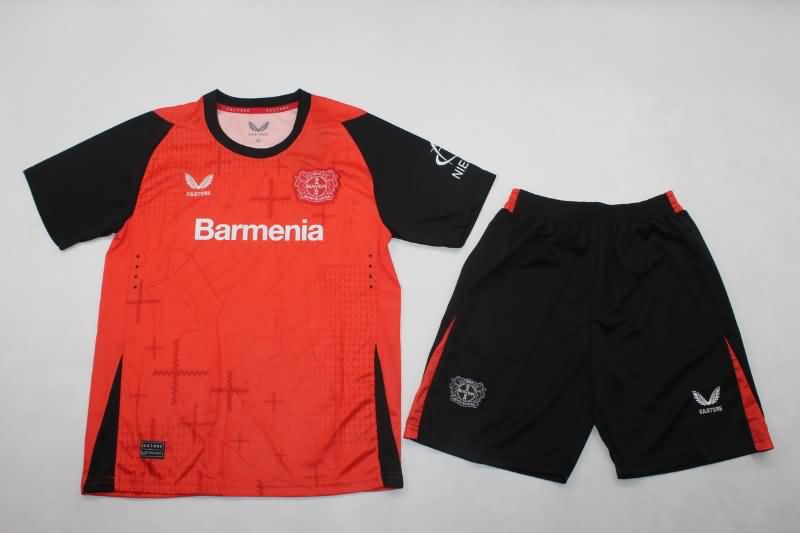 Kids Leverkusen Soccer Jersey Home Replica 24/25