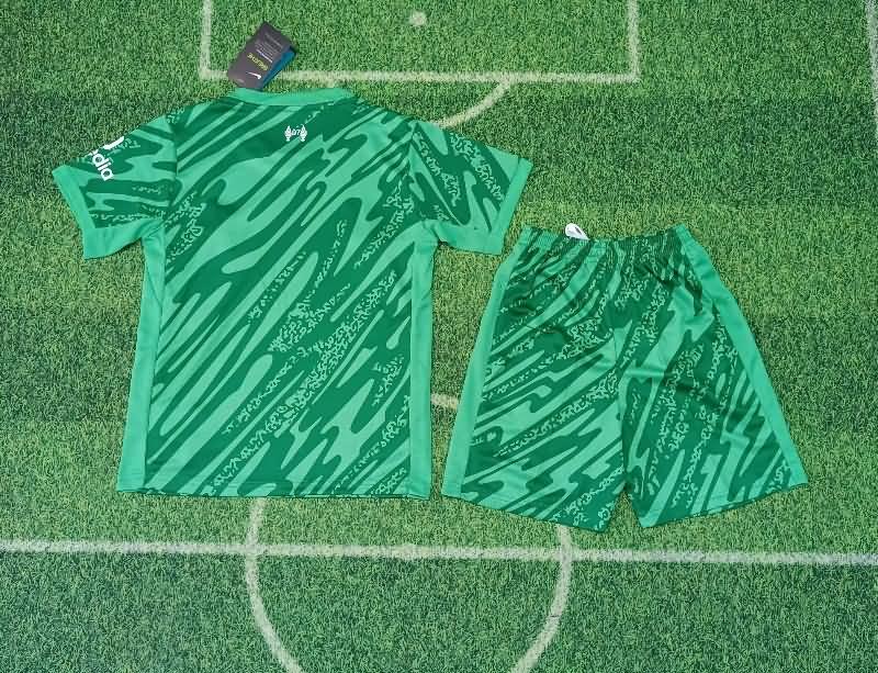 Kids Liverpool Soccer Jersey Goalkeeper Green Replica 24/25