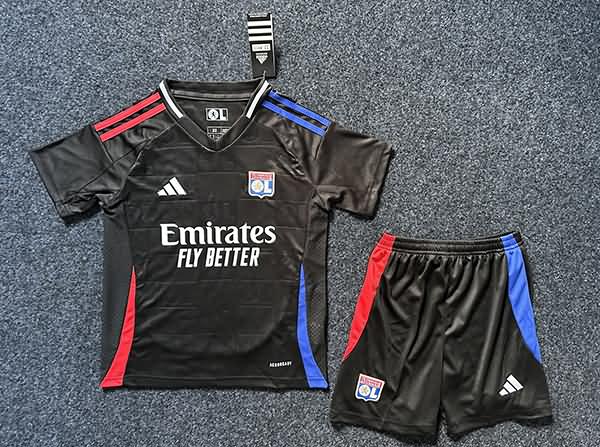 Kids Lyon Soccer Jersey Away Replica 24/25