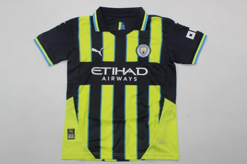 Kids Manchester City Soccer Jersey Away Replica 24/25