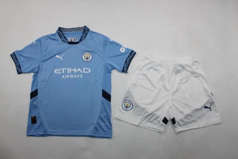 Kids Manchester City Soccer Jersey Home (Player) 24/25