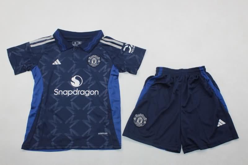 Kids Manchester United Soccer Jersey Away Replica 24/25