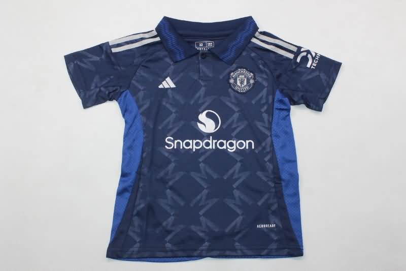 Kids Manchester United Soccer Jersey Away Replica 24/25