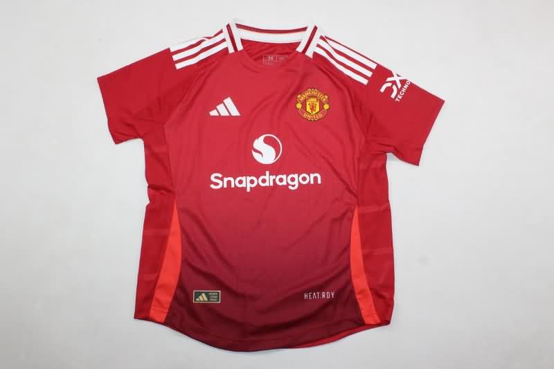 Kids Manchester United Soccer Jersey Home (Player) 24/25