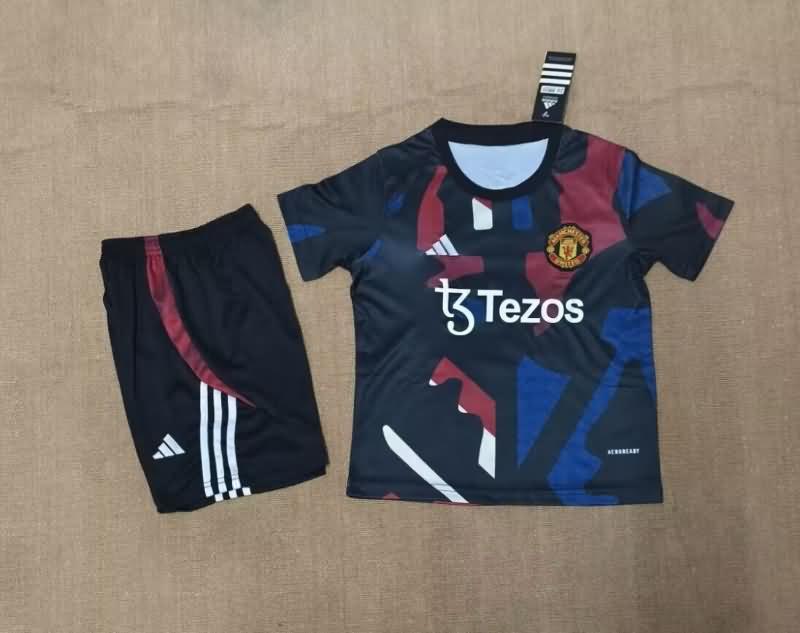 Kids Manchester United Training Jersey Replica 24/25