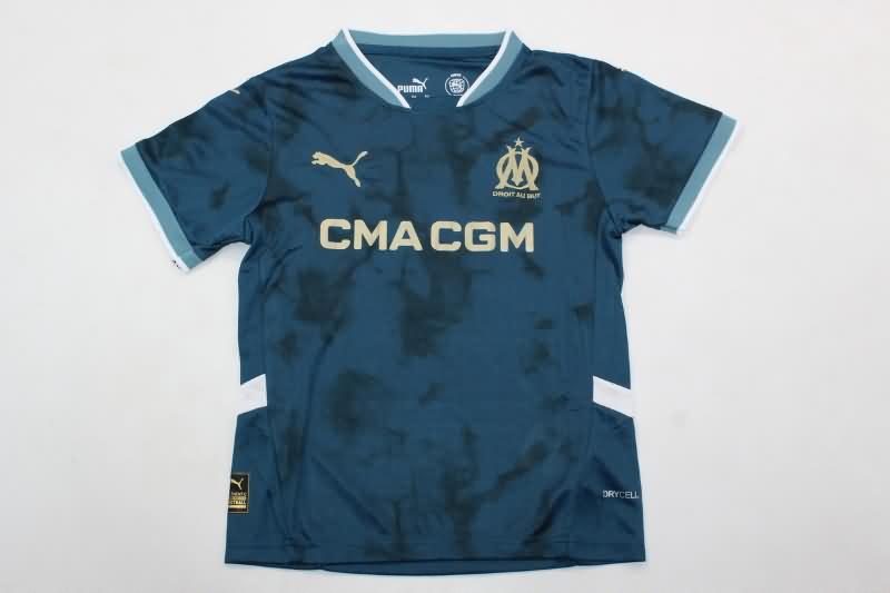 Kids Marseilles Soccer Jersey Away Replica 24/25