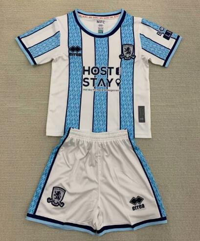 Kids Middlesbrough Soccer Jersey Away Replica 24/25