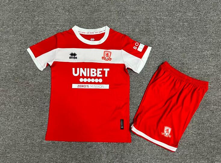 Kids Middlesbrough Soccer Jersey Home Replica 24/25