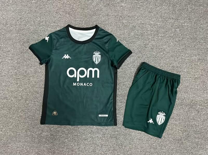 Kids Monaco Soccer Jersey Away Replica 24/25