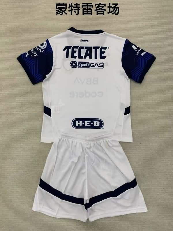 Kids Monterrey Soccer Jersey Away Replica 24/25