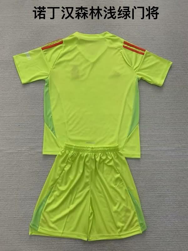 Kids Nottingham Forest Soccer Jersey Goalkeeper Green Replica 24/25