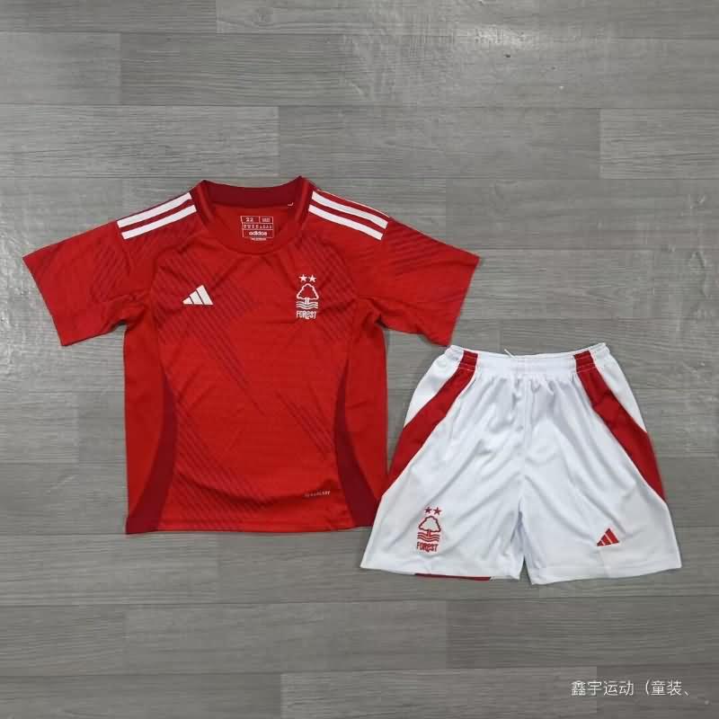 Kids Nottingham Forest Soccer Jersey Home Replica 24/25