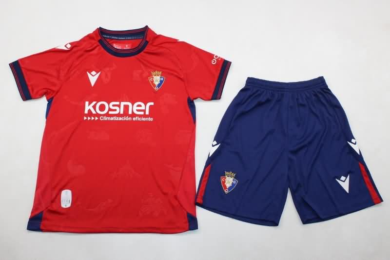 Kids Osasuna Soccer Jersey Home Replica 24/25