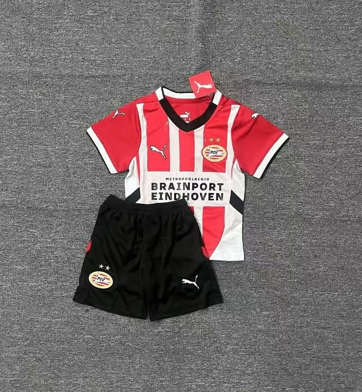 Kids PSV Eindhoven Soccer Jersey Home Replica 24/25