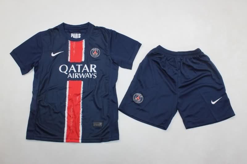 Kids Paris St Germain Soccer Jersey Home Replica 24/25