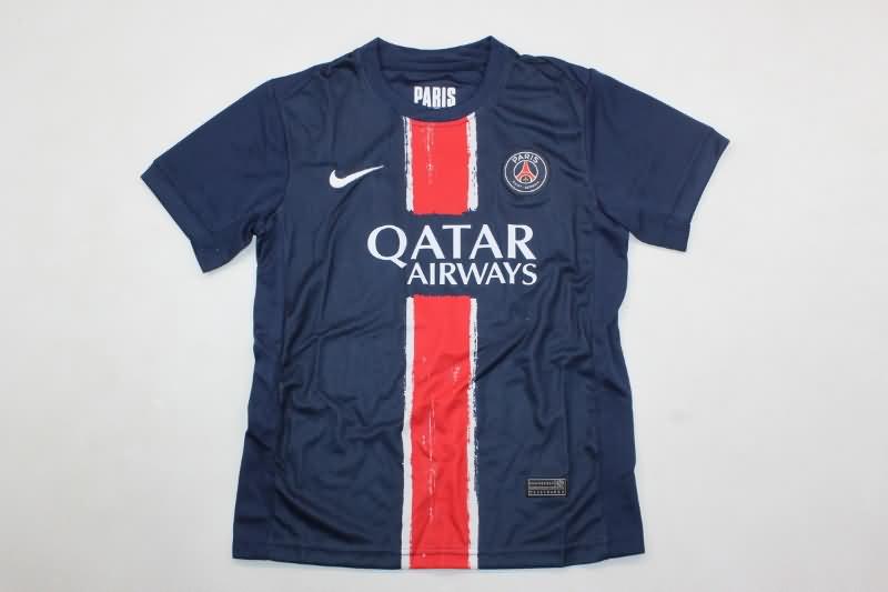 Kids Paris St Germain Soccer Jersey Home Replica 24/25