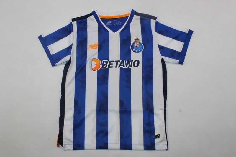 Kids Porto Soccer Jersey Home Replica 24/25