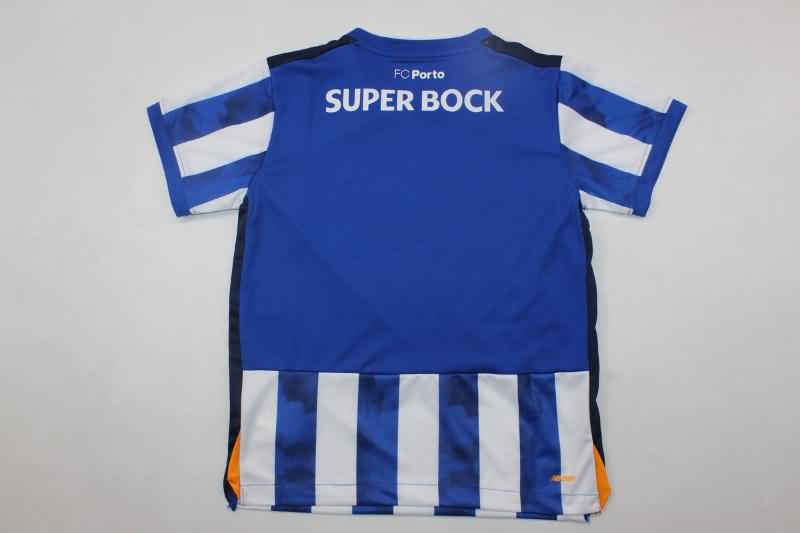 Kids Porto Soccer Jersey Home Replica 24/25