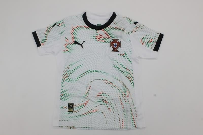 Kids Portugal Soccer Jersey Away Replica 2025