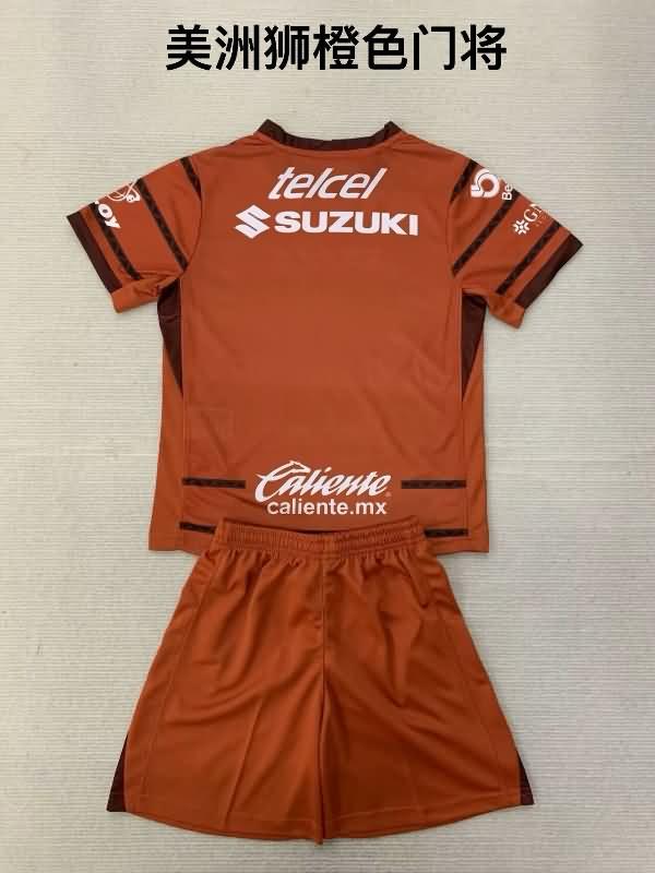 Kids Pumas UNAM Soccer Jersey Goalkeeper Orange Replica 24/25