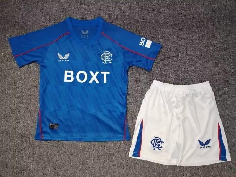 Kids Rangers Soccer Jersey Home Replica 24/25