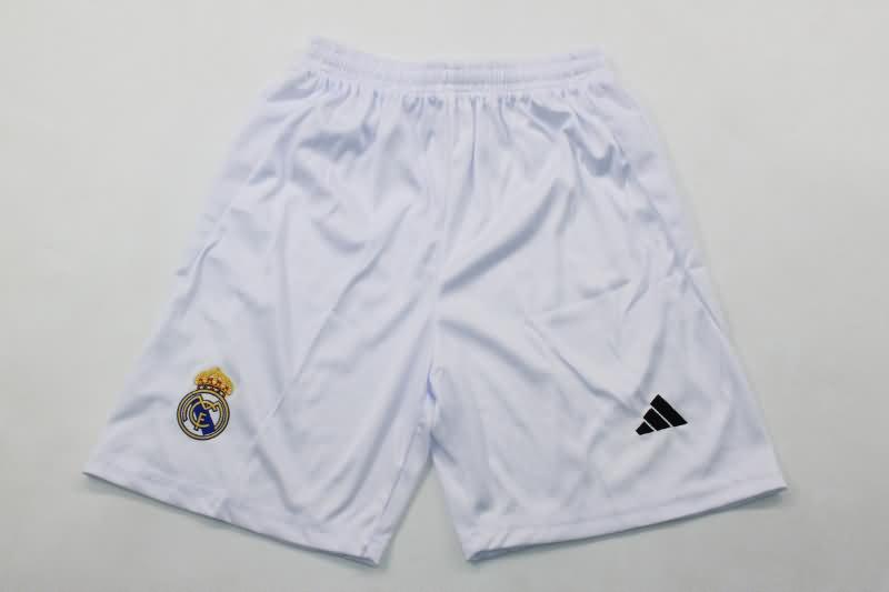 Kids Real Madrid Soccer Jersey Home Long Sleeve Replica 24/25