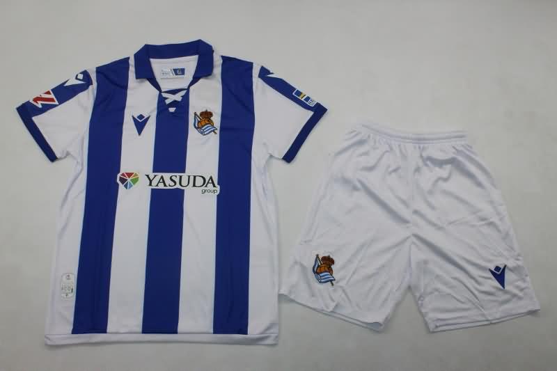 Kids Real Sociedad Soccer Jersey Home Replica 24/25