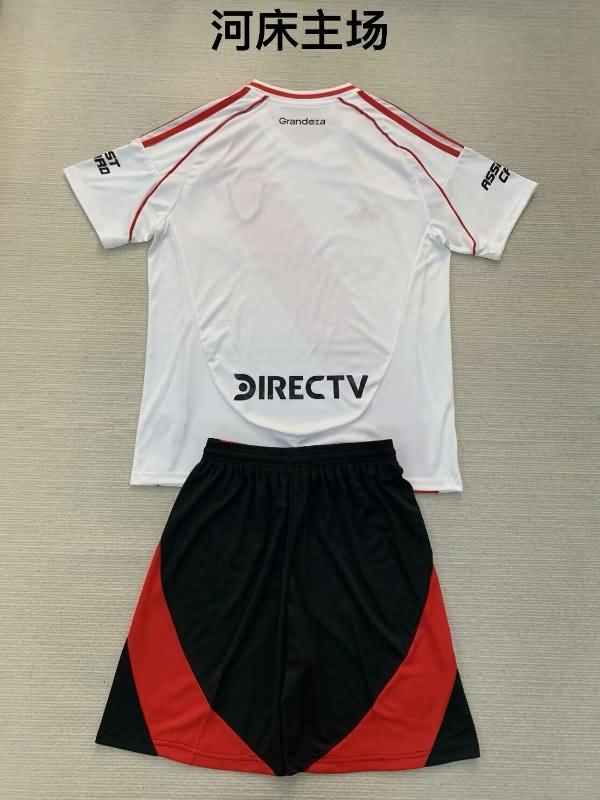 Kids River Plate Soccer Jersey Home Replica 2024