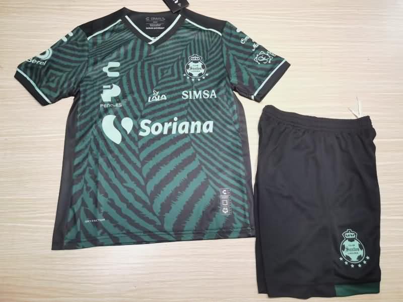 Kids Santos Laguna Soccer Jersey Home Replica 24/25