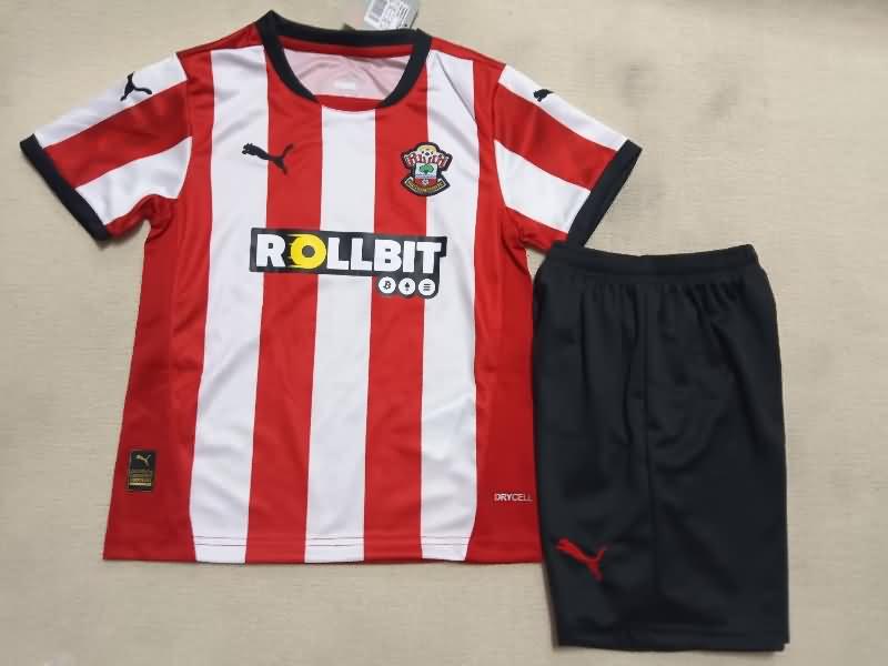 Kids Southampton Soccer Jersey Home Replica 24/25