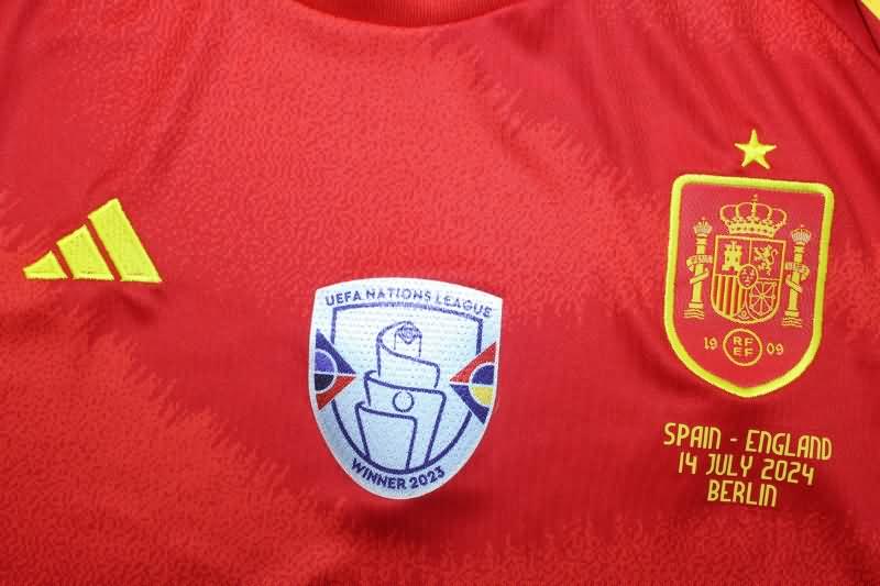 Kids Spain Soccer Jersey Home Final Replica 2024