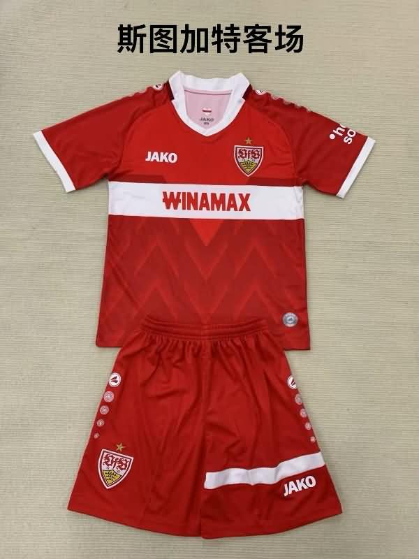 Kids Stuttgart Soccer Jersey Away Replica 24/25