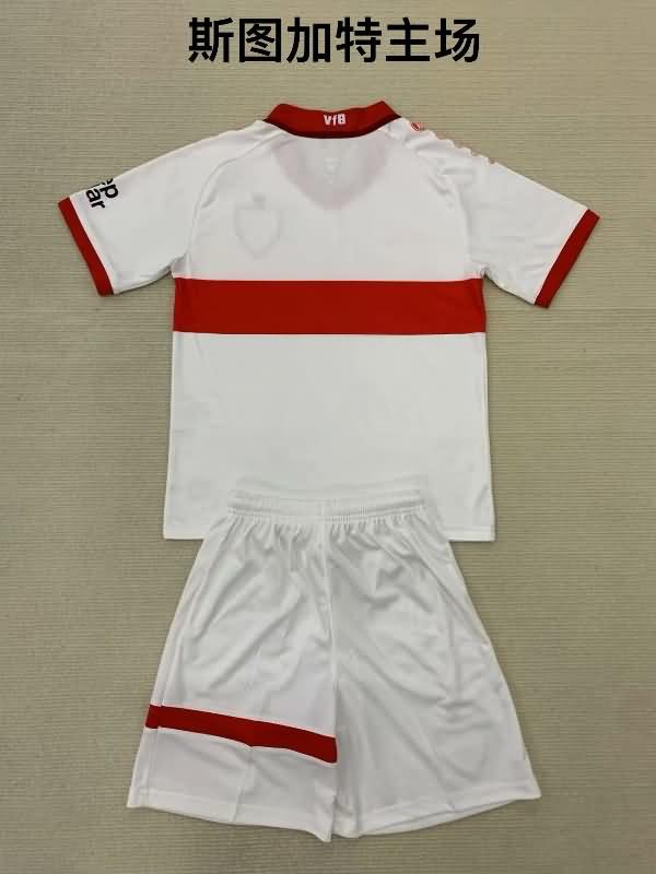 Kids Stuttgart Soccer Jersey Home Replica 24/25