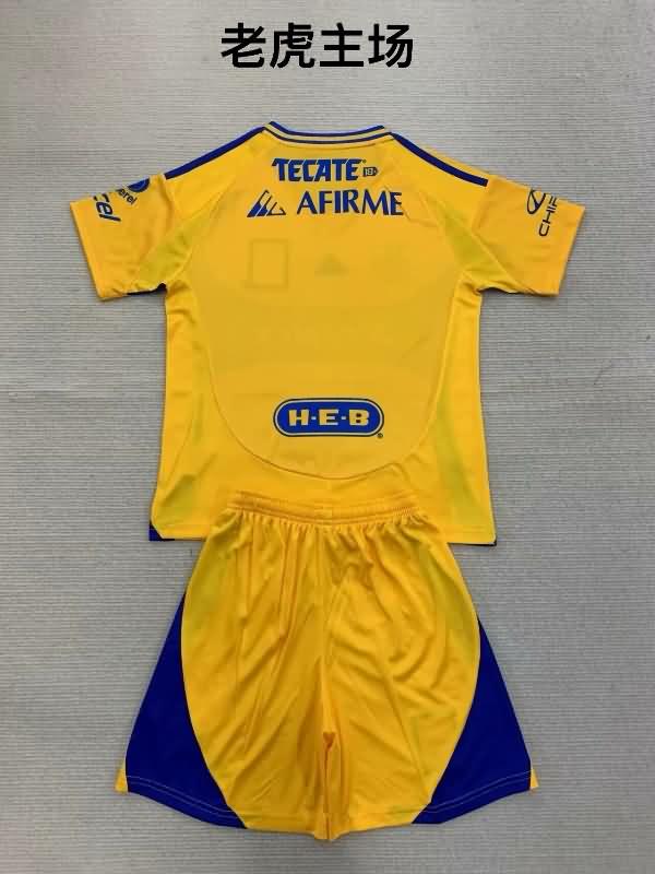 Kids Tigres UANL Soccer Jersey Home Replica 24/25