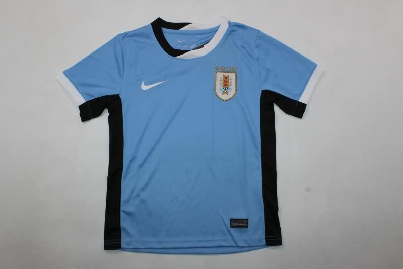 Kids Uruguay Soccer Jersey Copa America Home Replica 2024