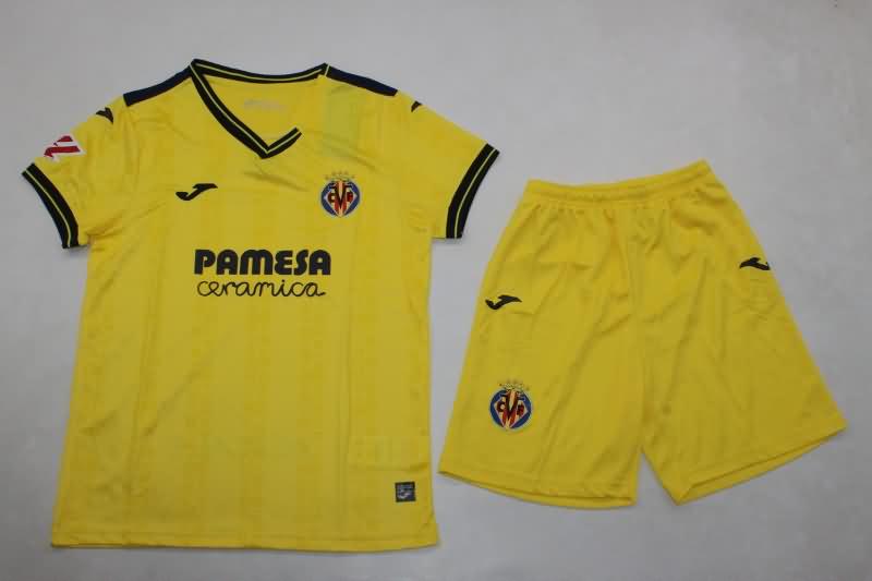 Kids Villarreal Soccer Jersey Home Replica 24/25